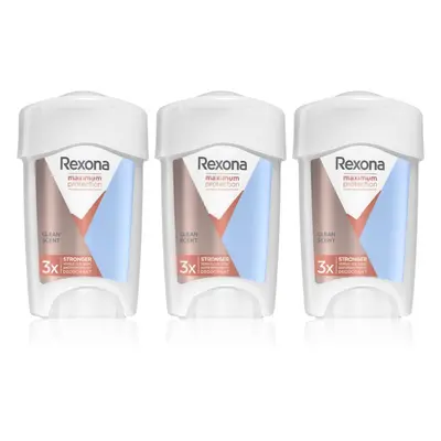 Rexona Maximum Protection Clean Scent krémový antiperspirant pro redukci pocení výhodné balení