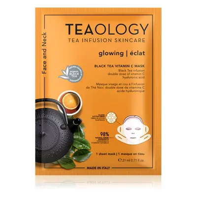 Teaology Face Mask Vitamin C plátýnková maska s vitaminem C 21 ml