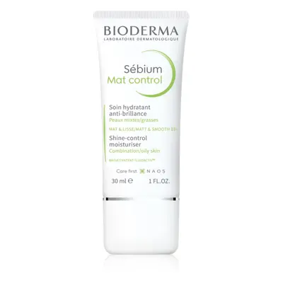 Bioderma Sébium Mat Control lehký hydratační krém proti lesknutí pleti a rozšířeným pórům 30 ml