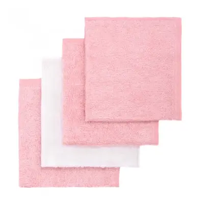 T-TOMI BIO Bamboo Baby Washcloths mycí žínka Pink 25 x 25 cm 4 ks