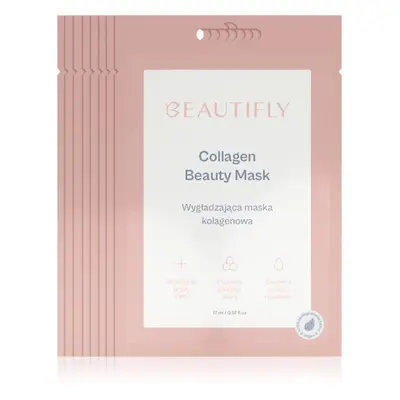 Beautifly Collagen Beauty Mask Set plátýnková maska 8 ks