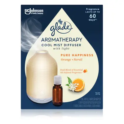 GLADE Aromatherapy Pure Happiness aroma difuzér s náplní Orange + Neroli 17,4 ml