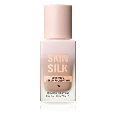 Makeup Revolution Skin Silk Serum Foundation lehký make-up s rozjasňujícím účinkem odstín F6 23 