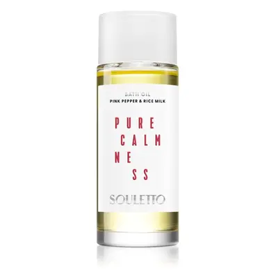 Souletto Pink Pepper & Rice Milk Bath Oil koupelový olej 100 ml