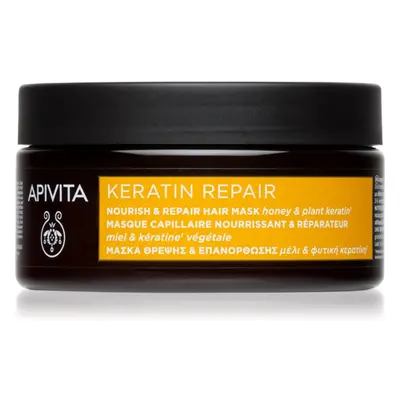 Apivita Keratin Repair Nourish Repair Hair Mask obnovující maska pro poškozené vlasy s keratinem