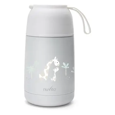 Nuvita Thermos termoska se silikonovým držákem White 500 ml