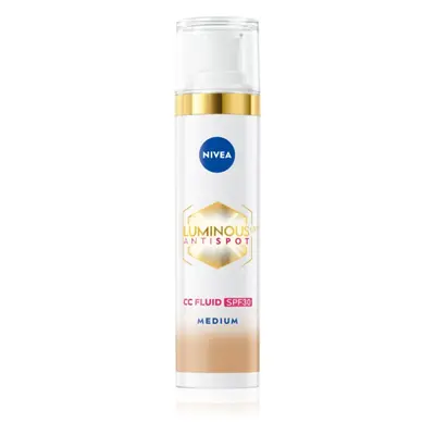 NIVEA Luminous 630 Anti Spot rozjasňující CC krém SPF 30 odstín Medium 40 ml