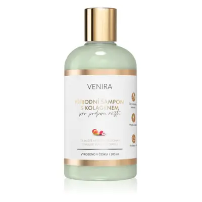 Venira Šampon pro podporu růstu přírodní šampon s kolagenem s vůní Mango-Lychee 300 ml