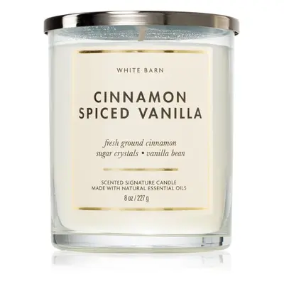 Bath & Body Works Cinnamon Spiced Vanilla vonná svíčka 227 g