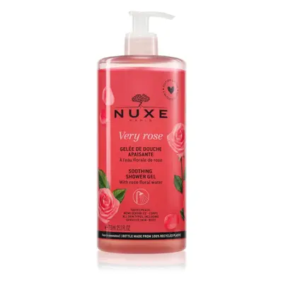 Nuxe Very Rose Soothing Shower Gel sprchový gel s vůní růží 750 ml