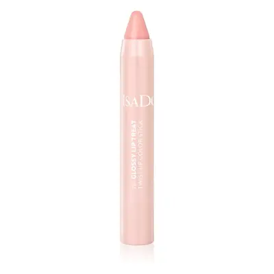 IsaDora Glossy Lip Treat Twist Up Color hydratační rtěnka odstín 00 Clear Nude 3,3 g