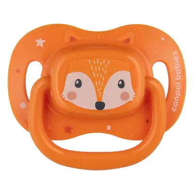 Canpol babies Cute Animals Soother 18m+ dudlík Orange 1 ks