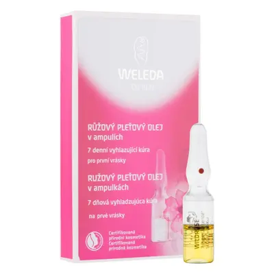 Weleda Růže pleťový olej v ampulích 7denní vyhlazující kúra 7x0.8 ml