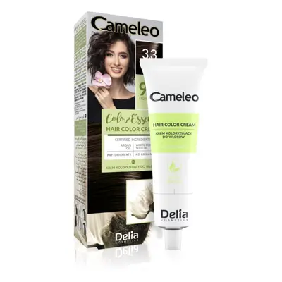 Delia Cosmetics Cameleo Color Essence barva na vlasy v tubě odstín 3.3 Chocolate Brown 75 g