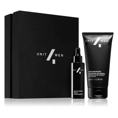 Unit4Men Barber Set Citrus & Musk dárková sada na vousy