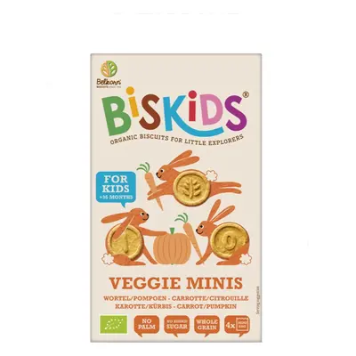 Belkorn Biskids Veggie Minis mini sušenky s mrkví a dýní 120 g