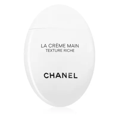 Chanel La Crème Main Riche noční vyživující a rozjasňující krém na ruce 50 ml