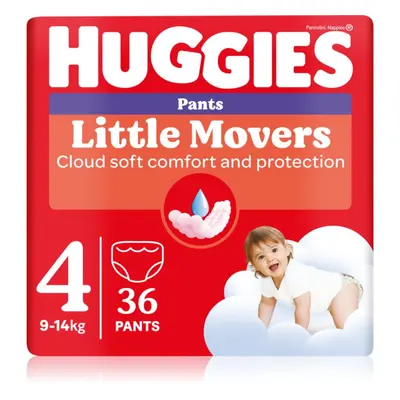 Huggies Little Movers Pants jednorázové plenkové kalhotky 9-14 kg 36 ks