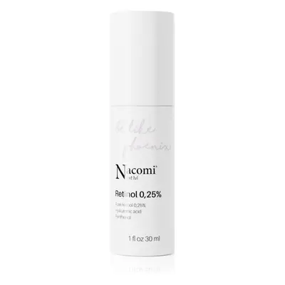 Nacomi Next Level Be Like Phoenix noční sérum proti vráskám Retinol 0,25 % 30 ml