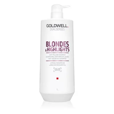 Goldwell Dualsenses Blondes & Highlights šampon pro blond vlasy neutralizující žluté tóny 1000 m