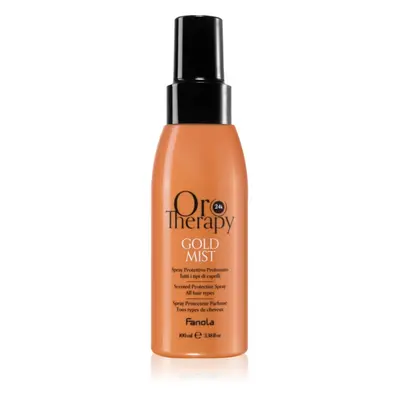 Fanola Oro Therapy Gold Mist stylingový ochranný sprej na vlasy s 24karátovým zlatem 100 ml