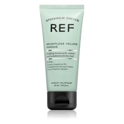 REF Weightless Volume Masque hloubkově hydratační maska pro lesk a hebkost vlasů 60 ml