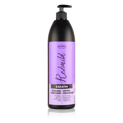 Joanna Professional Keratin keratinový kondicionér pro poškozené a křehké vlasy 1000 ml