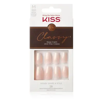 KISS Classy Nails Cozy Meets Cute umělé nehty medium 28 ks