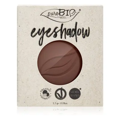 puroBIO Cosmetics Compact Eyeshadows oční stíny náhradní náplň odstín 03 Brown 2,5 g