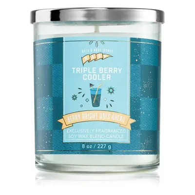 Bath & Body Works Triple Berry Cooler vonná svíčka 227 g