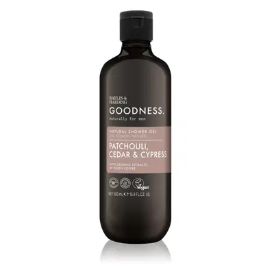 Baylis & Harding Goodness Patchouli, Cedar & Cypress sprchový gel pro muže 500 ml