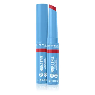 Rimmel Kind & Free tónovací balzám na rty odstín 005 Turbo Red 1,7 g