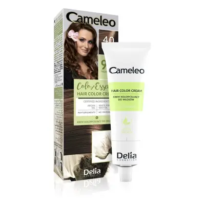 Delia Cosmetics Cameleo Color Essence barva na vlasy v tubě odstín 4.0 Brown 75 g