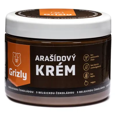 Grizly Arašídový krém s belgickou čokoládou ořechová pomazánka 500 g