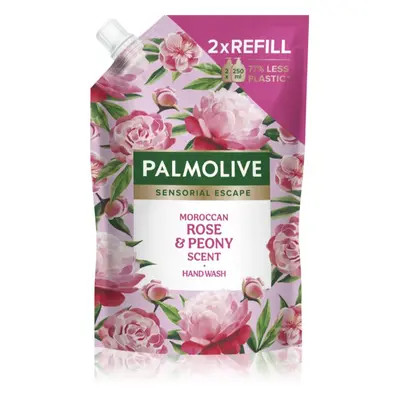 Palmolive Sensorial Escape Moroccan Rose & Peony tekuté mýdlo na ruce náhradní náplň 500 ml