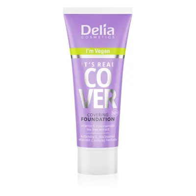 Delia Cosmetics It's Real Cover krycí make-up odstín 203 Latte 30 ml