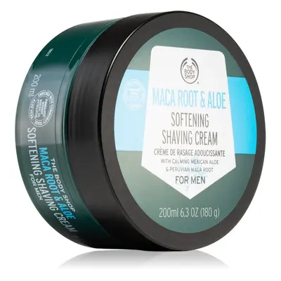 The Body Shop Maca Root & Aloe Shaving Cream krém na holení pro muže 200 ml