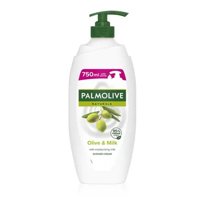 Palmolive Naturals Olive sprchový a koupelový krémový gel s výtažkem z oliv s pumpičkou 750 ml