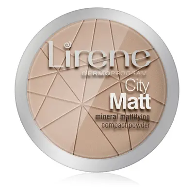 Lirene City Matt matující pudr odstín 03 Beige 9 g