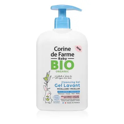 Corine de farme Baby BIO Cleansing Gel micelární gel na tělo a vlasy pro děti 500 ml