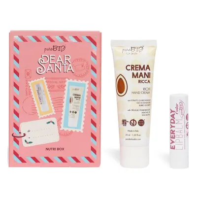 puroBIO Cosmetics Dear Santa Nutri Box dárková sada 2 ks