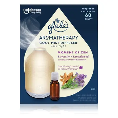 GLADE Aromatherapy Moment of Zen aroma difuzér s náplní Lavender + Sandalwood 17,4 ml