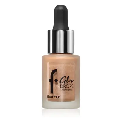 flormar Glow Drops Lip Tattoo tekutý rozjasňovač odstín 001 Moon Glow 14 ml