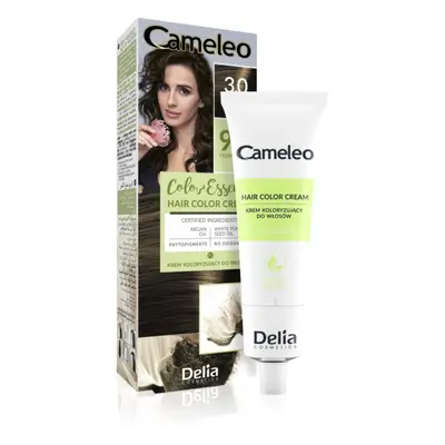 Delia Cosmetics Cameleo Color Essence barva na vlasy v tubě odstín 3.0 Dark Brown 75 g