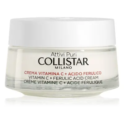 Collistar Attivi Puri Vitamin C + Ferulic Acid Cream rozjasňující krém s vitaminem C 50 ml