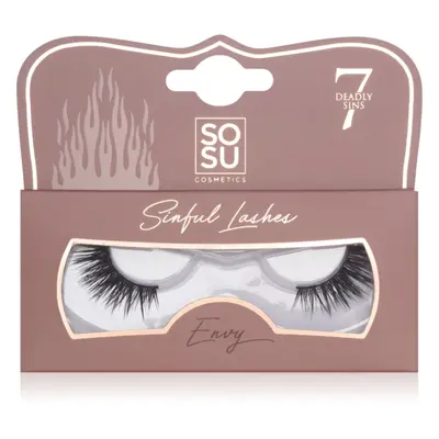 SOSU Cosmetics Deadly Sins Lashes umělé řasy Envy 1 ks