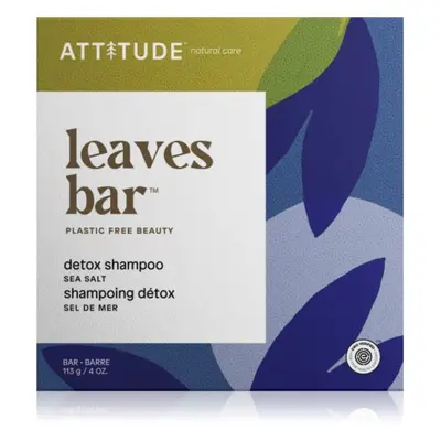 Attitude Leaves Bar Sea Salt tuhý šampon s detoxikačním účinkem 113 g