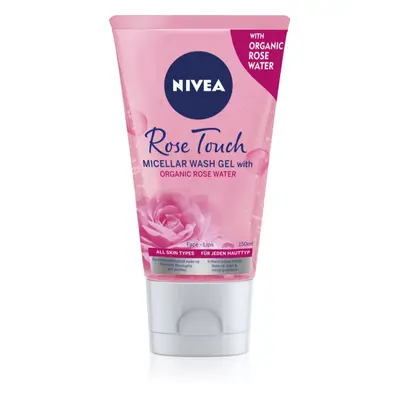 Nivea Rose Touch čisticí micelární gel 150 ml