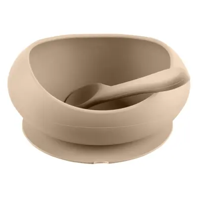 Zopa Silicone Tableware Set jídelní sada Sand Beige 1 ks