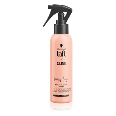 Schwarzkopf Taft x Gliss multifunkční sprej pro tepelnou úpravu vlasů Lovely Long 150 ml